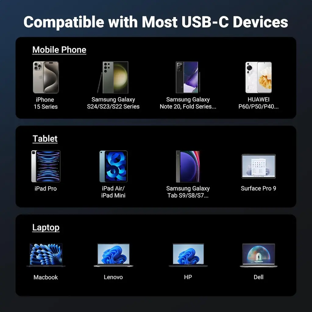 UGREEN EP106 Type C Semi-In-Ear Wired Earphones TPU 14.2MM Speaker Three B 5.webp