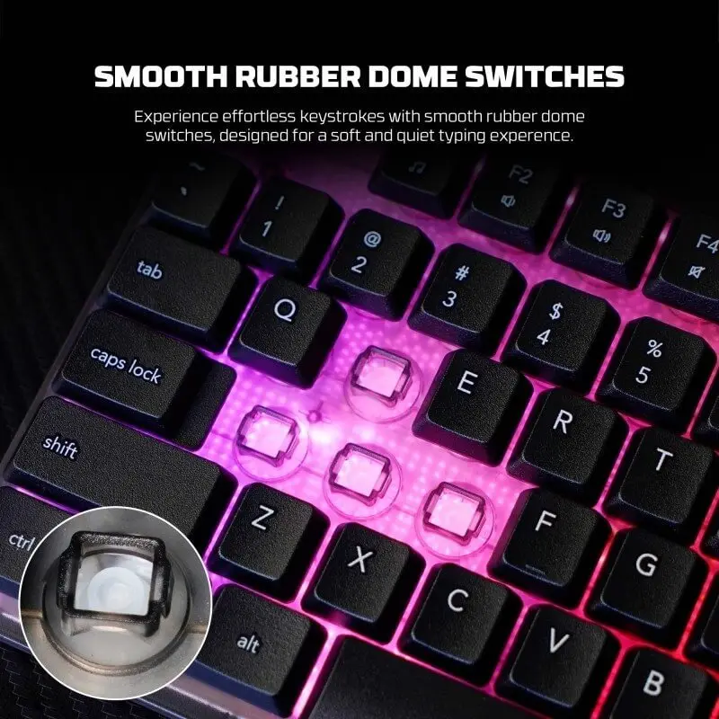 Fantech K515S SHIKARI S, RGB Lighting, Wired Gaming Keyboard5.webp