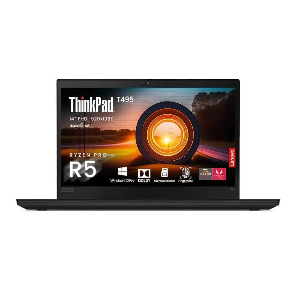 Lenovo ThinkPad T495 – Ryzen 5 Pro, 8GB RAM, 256GB SSD, AMD Radeon Vega 8 Graphics 2GB