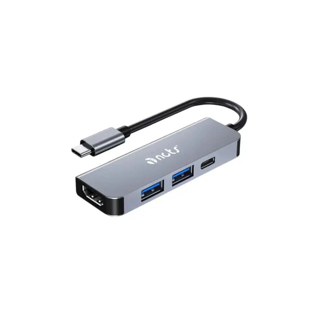 NCTS 5-in-1 USB-C to HDMI Multifunction Adapter – 4K UHD, USB 3.0, PD Charging