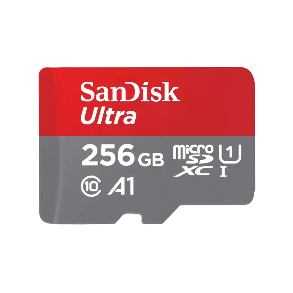 SanDisk Ultra 256GB microSDXC UHS-I Card - 100MB/s