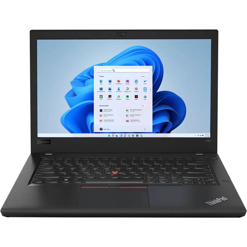 Lenovo ThinkPad T480 – Core i5 (8th Gen), 8GB RAM, 256GB SSD NVMe, 14" FHD