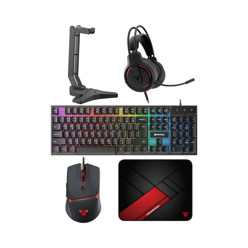 Fantech P51 5-in-1 Gaming Bundle - Black