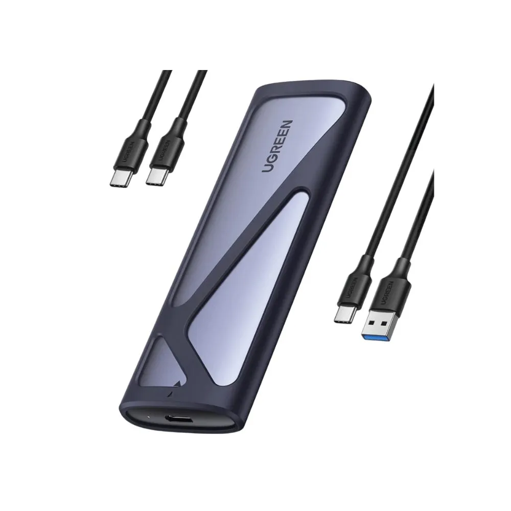 UGREEN CM767 M.2 NVMe/SATA SSD Enclosure – USB-C 3.2 Gen 2 (10Gbps), Aluminum Case, Up to 8TB