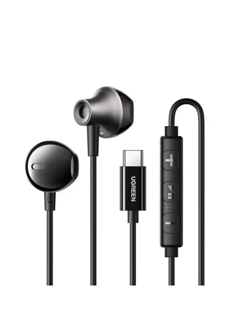 UGREEN EP106 Type C Semi-In-Ear Wired Earphones with USB-C Connector 1.2m