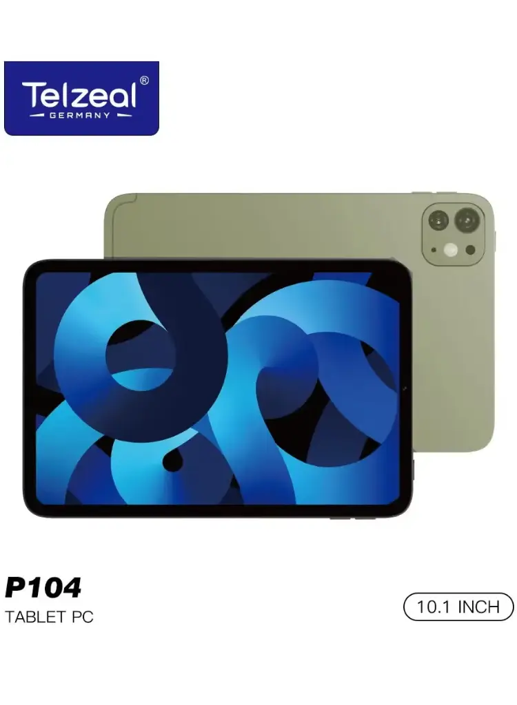 Telzeal P104 Tablet 10.1″, 16GB RAM + 1TB Storage, Android 13
