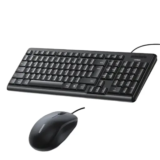 [MK330 | 55915] Ugreen MK330 Wired Combo Eng/Arabic Keyboard and Mouse Set
