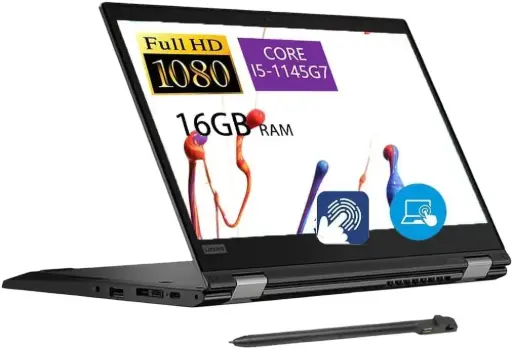 Lenovo ThinkPad L13 Yoga Gen 2 2-in-1 – Core i5 11th Gen, 16GB RAM, 512GB SSD, Intel Iris Xe, 13.3″ FHD Touchscreen