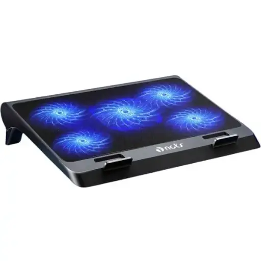 NCTS-C519 Notebook Cooler – 5 Fans, LED, Adjustable Height