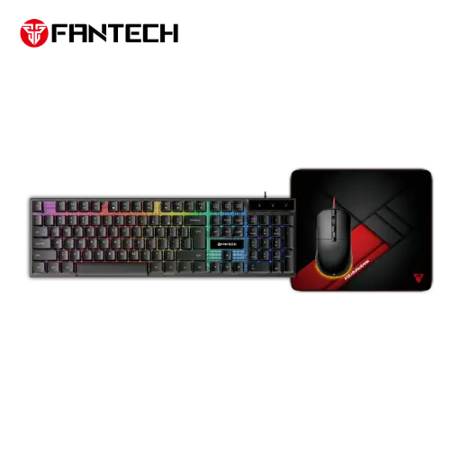 Fantech P31 Gaming Combo – 3-in-1 Keyboard + Mouse + Mousepad with RGB Lighting