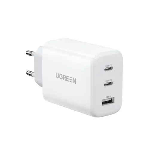 [CD257 | 90496] UGREEN CD275 - 65W Triple-Port Fast Charger (2× USB-C + 1× USB-A)