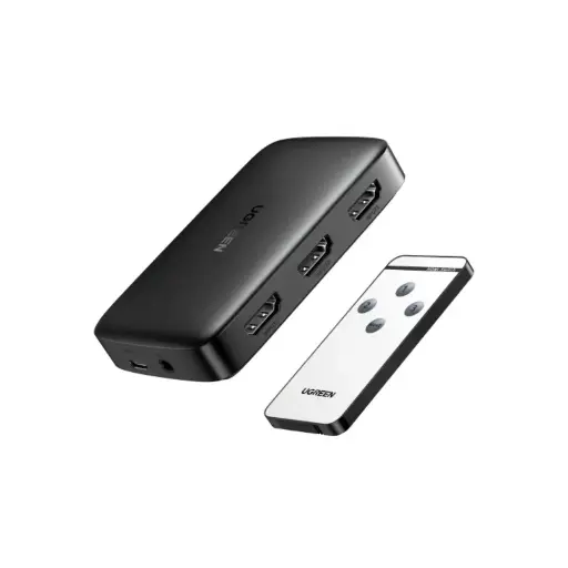 [CM332 | 80125] UGREEN CM332 - 4K HDMI Switch 3×1 with Remote Control