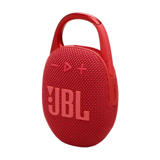 [JBL Clip 5 Red] JBL Clip 5 - Ultra-portable waterproof speaker | Red