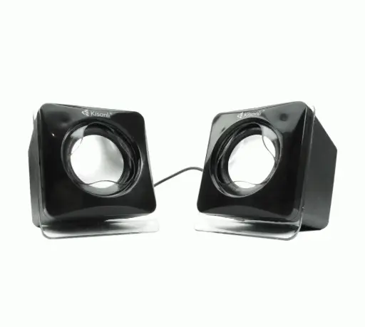Kisonli V410 USB 2.0 Desktop Speakers – 2.0 Channel