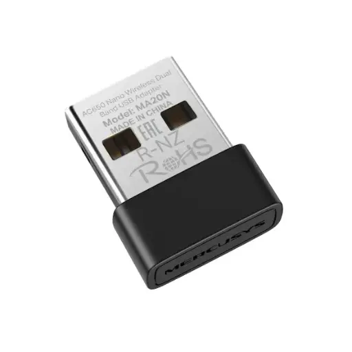 [MA20N] Mercusys MA20N - AC650 Nano Wireless Dual Band USB Adapter